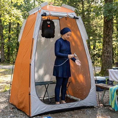 Tente de douche 